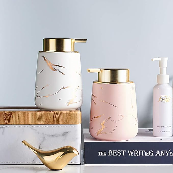 Ceramic Dispensing Bottle White