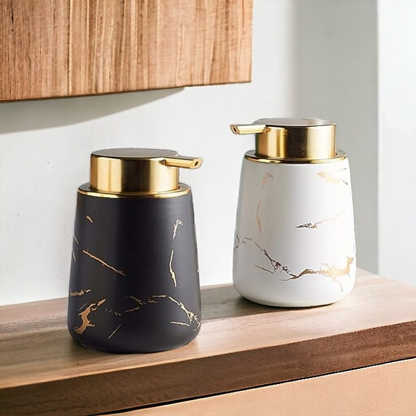 Ceramic Dispensing Bottle White